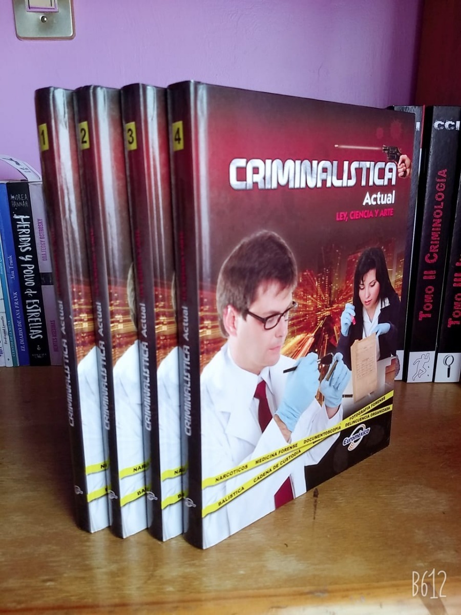 CRIMINALÍSTICA ACTUAL. LEY CIENCIA Y ARTE TOMO I. PRIMERA EDICIÓN..
